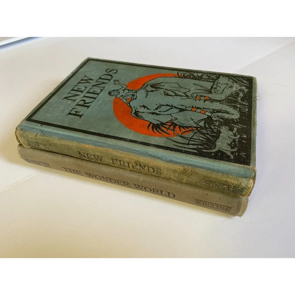 Lot Set‎ of 2 The New Silent Readers Book One New Friends & Two The Wonder World